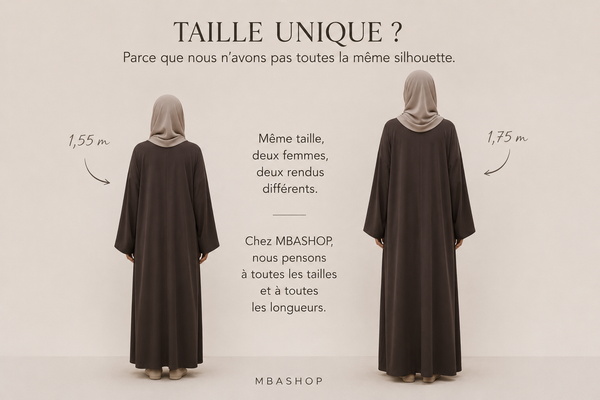 Pourquoi je ne crois pas à la taille unique pour tous les vêtements