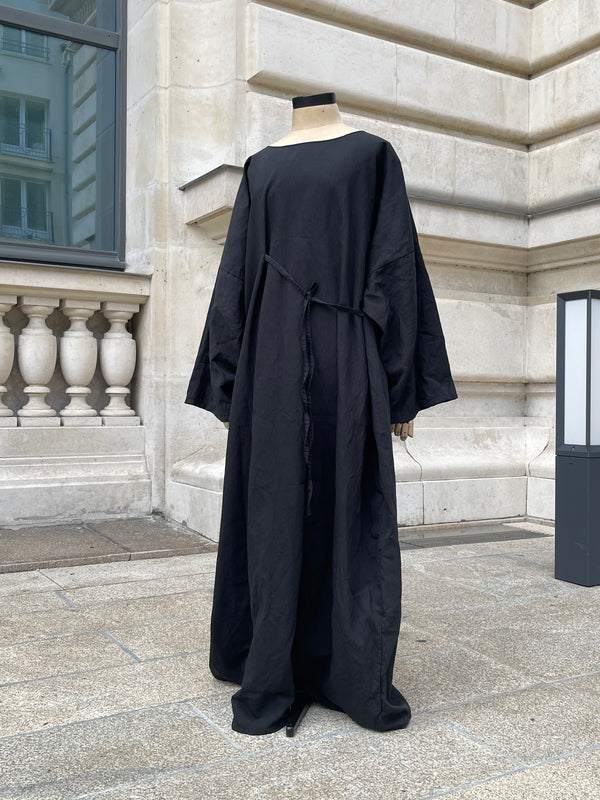 Abaya-buraydah-viscose-noir-mbashop