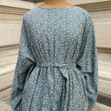 ABAYA RAIS BLEU