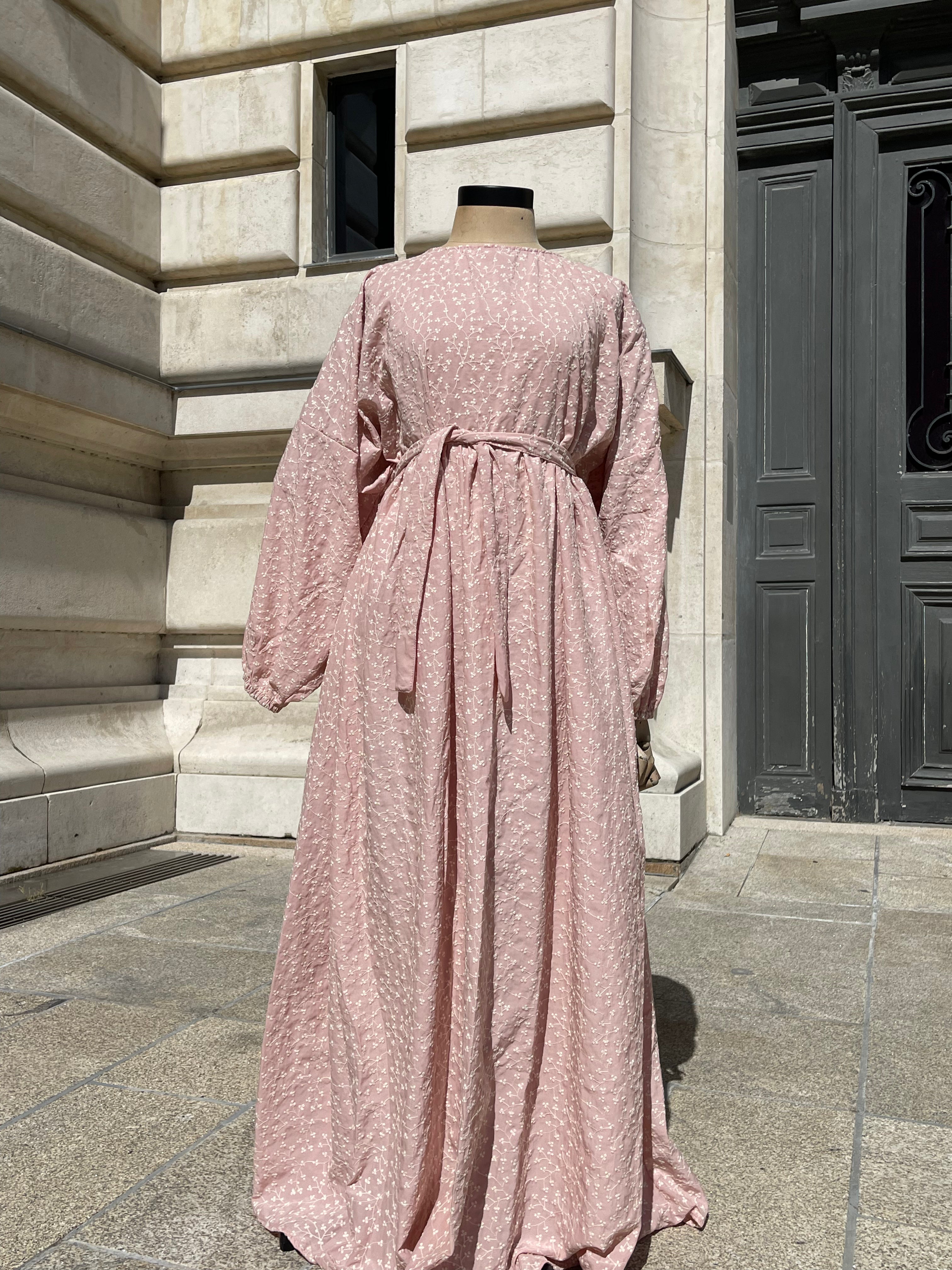 abaya-rais-viscose-fleurs-brodé-mbashop