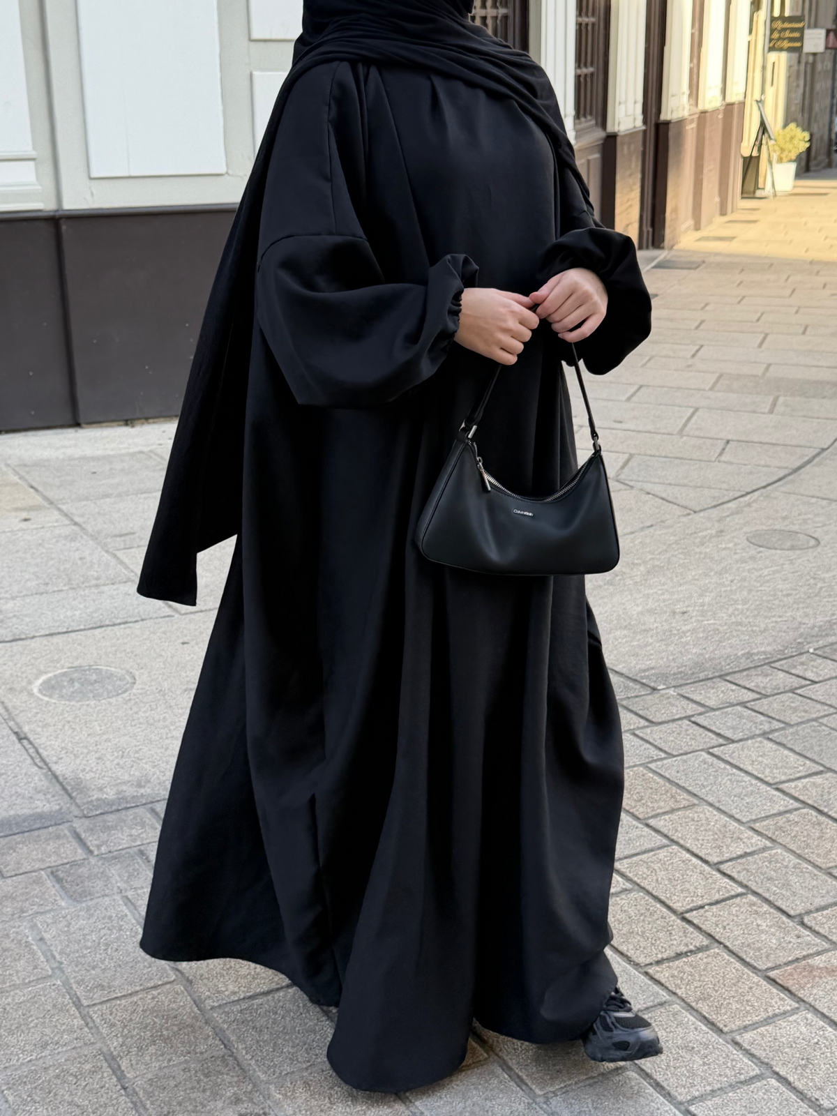 abaya noir tance noir  mbashop