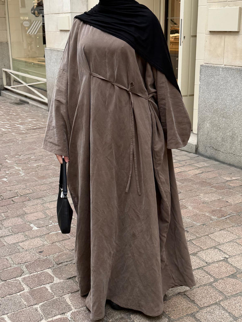 abaya viscose taupe