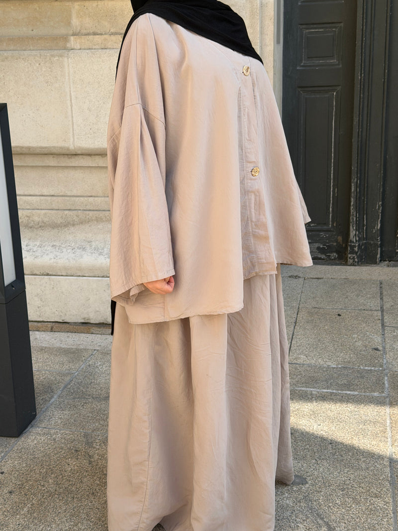 ensemble-tuwaiq-jupe-beige-mbashop